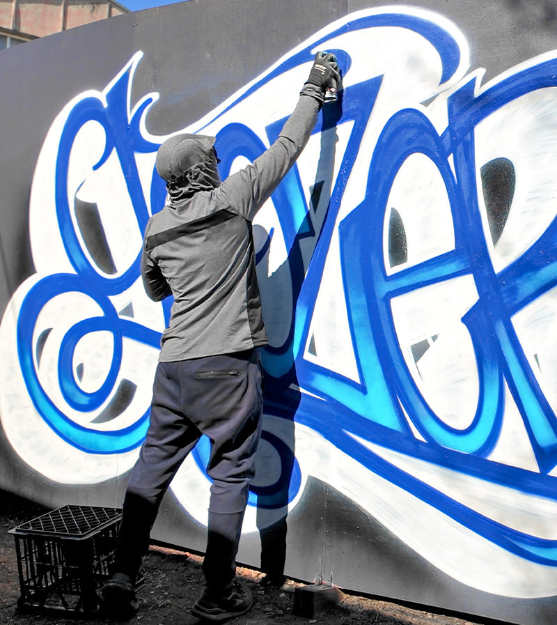 Trying a Different Style of Graffiti