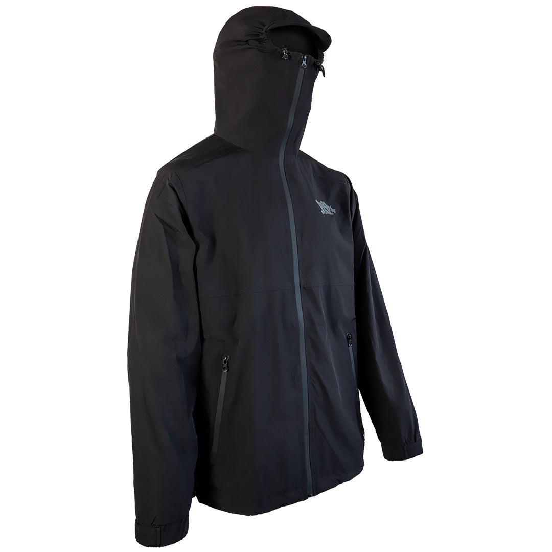 MASKUP RAIN JACKET - BLACK
