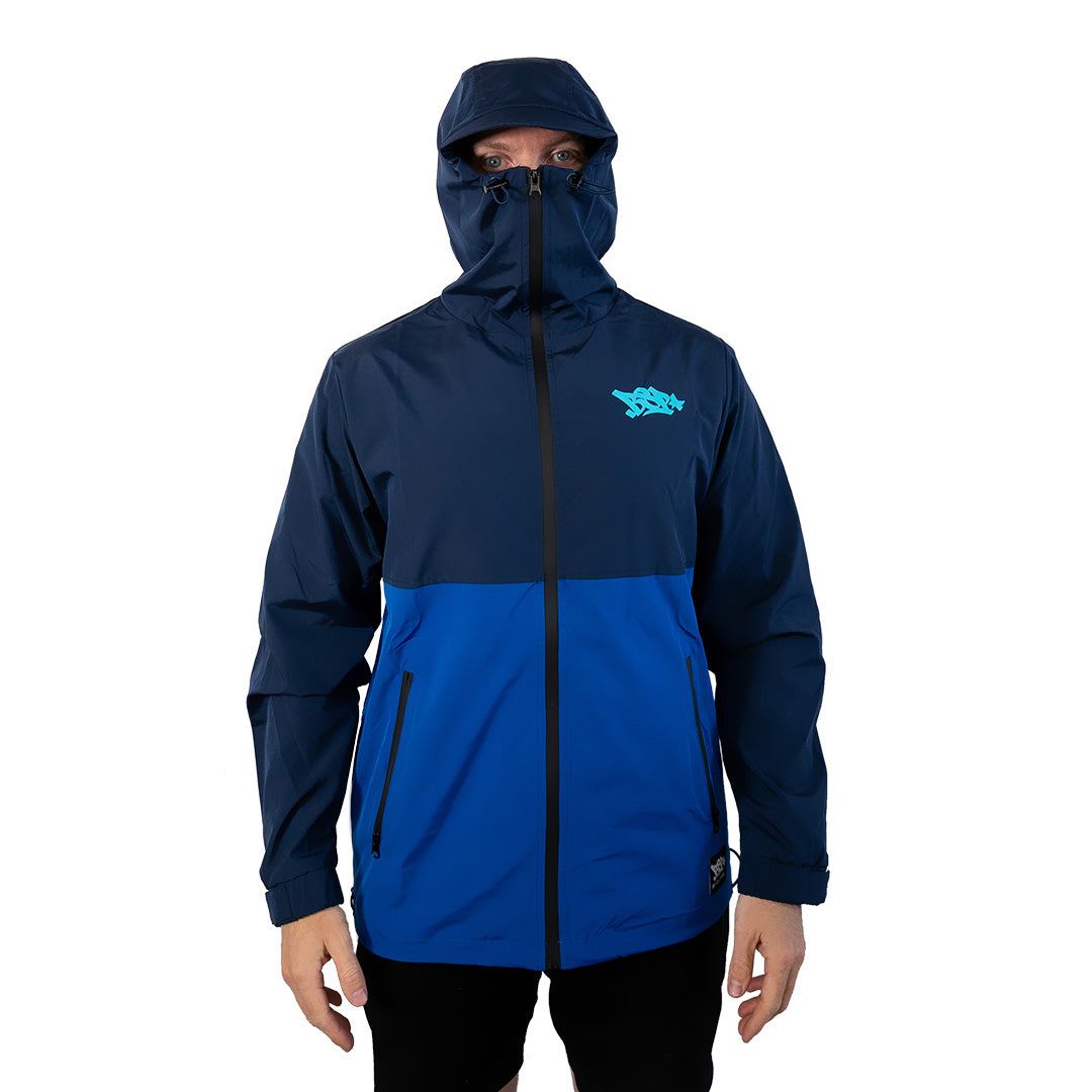 MASKUP RAIN JACKET - BLUE