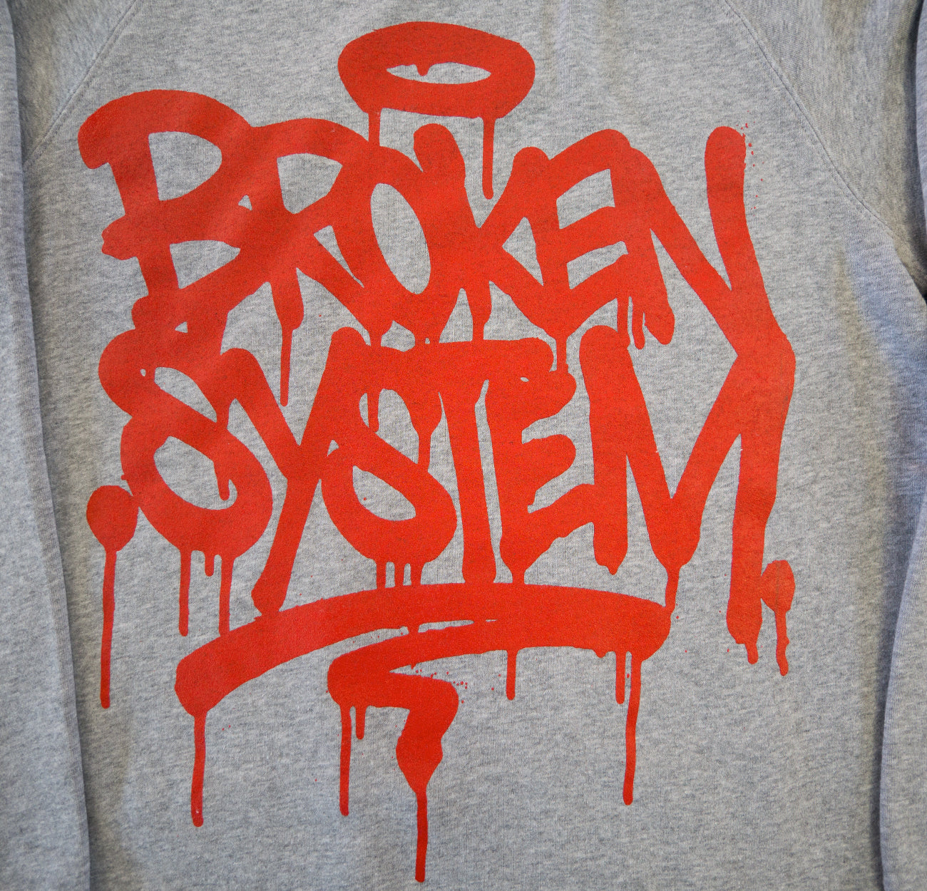 BROKEN SYSTEM SPRAY CREW - GREY MARLE