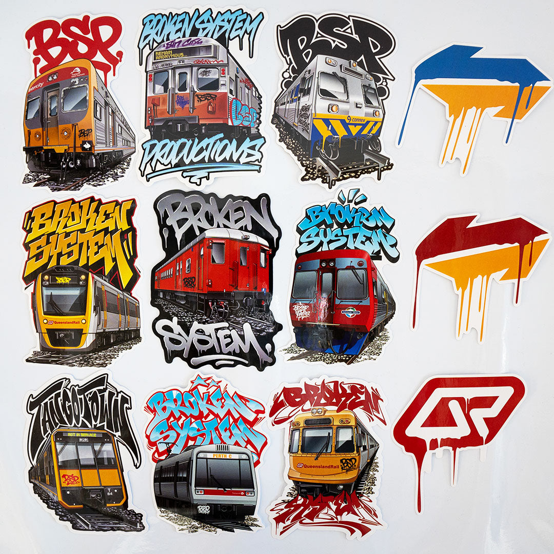 Sticker Pack - Transit Series