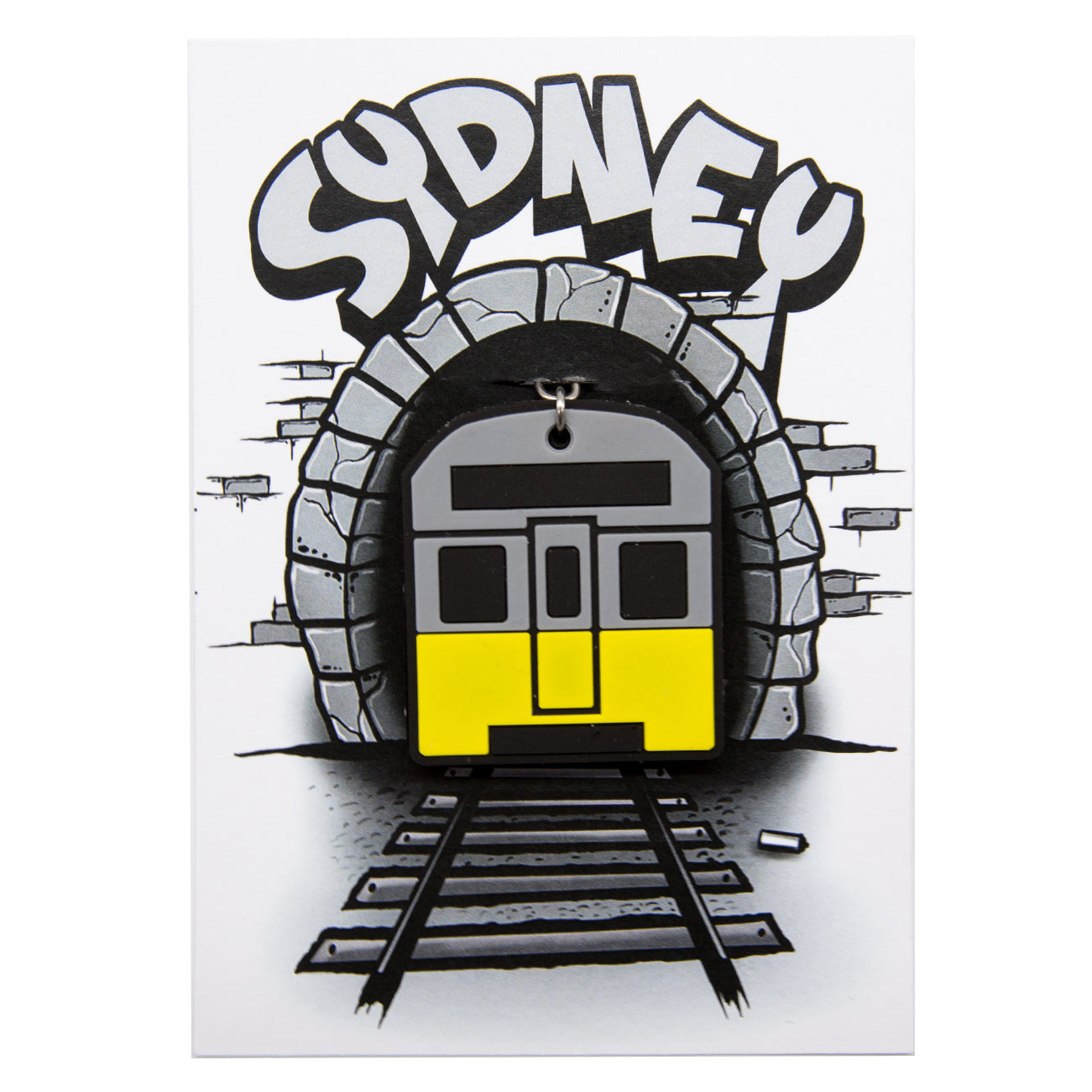 Sydney Train rubber Keyring