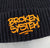 BROKEN SYSTEM BEANIE- Navy & Orange