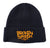 BROKEN SYSTEM BEANIE- Navy & Orange