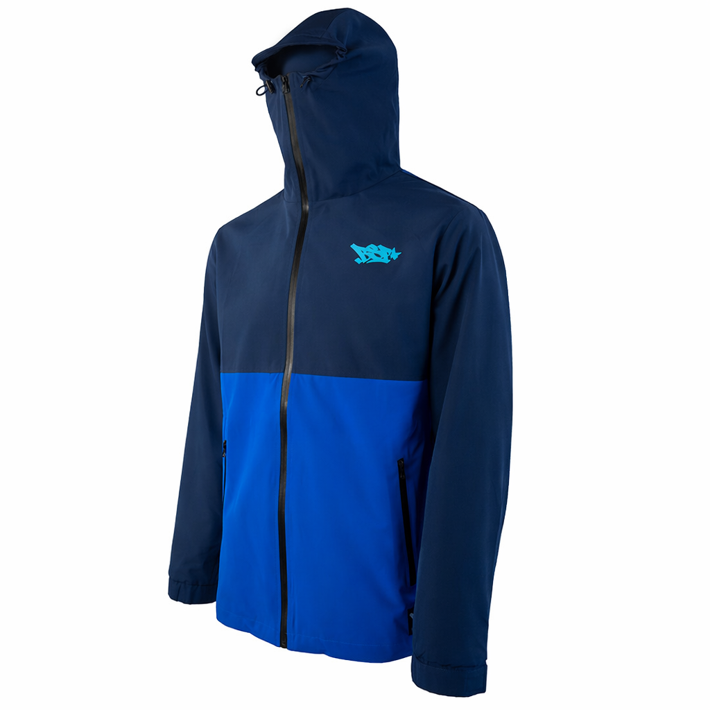 MASKUP RAIN JACKET - BLUE