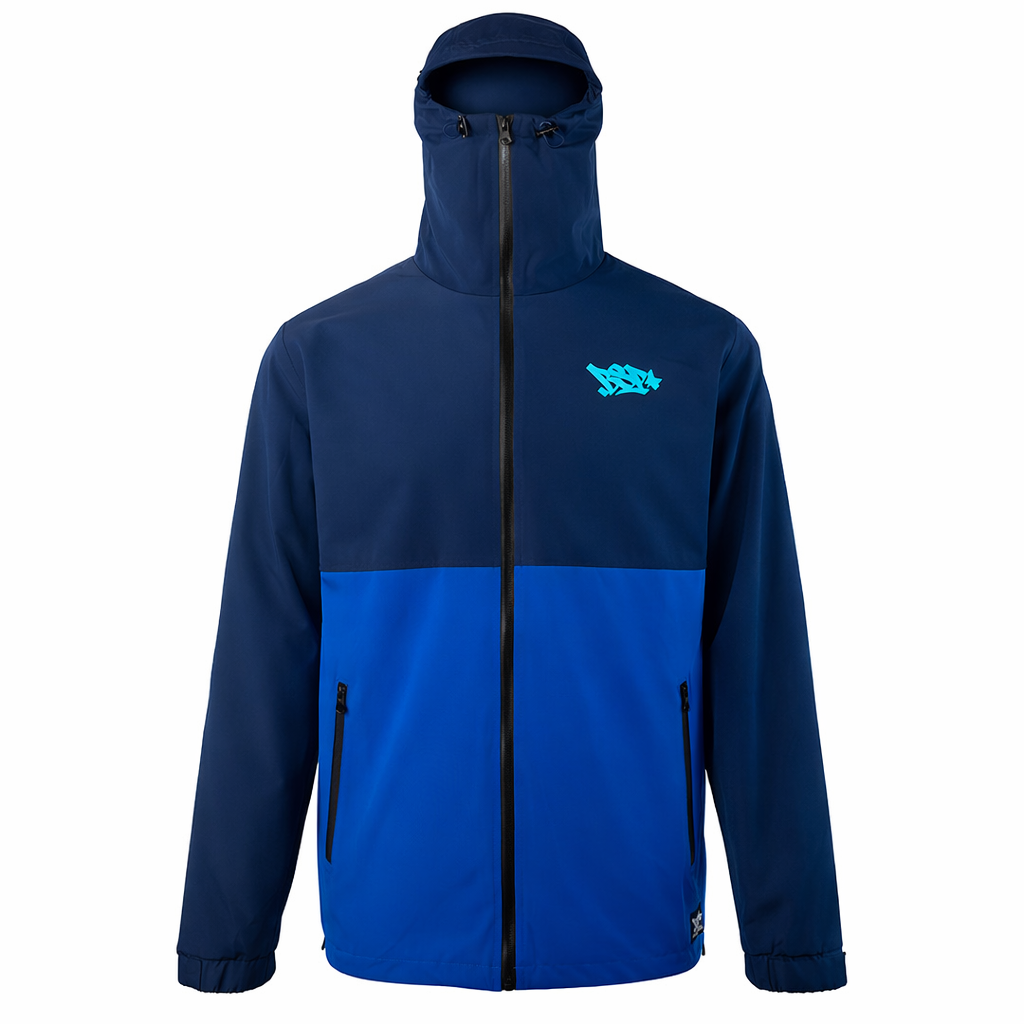 MASKUP RAIN JACKET - BLUE