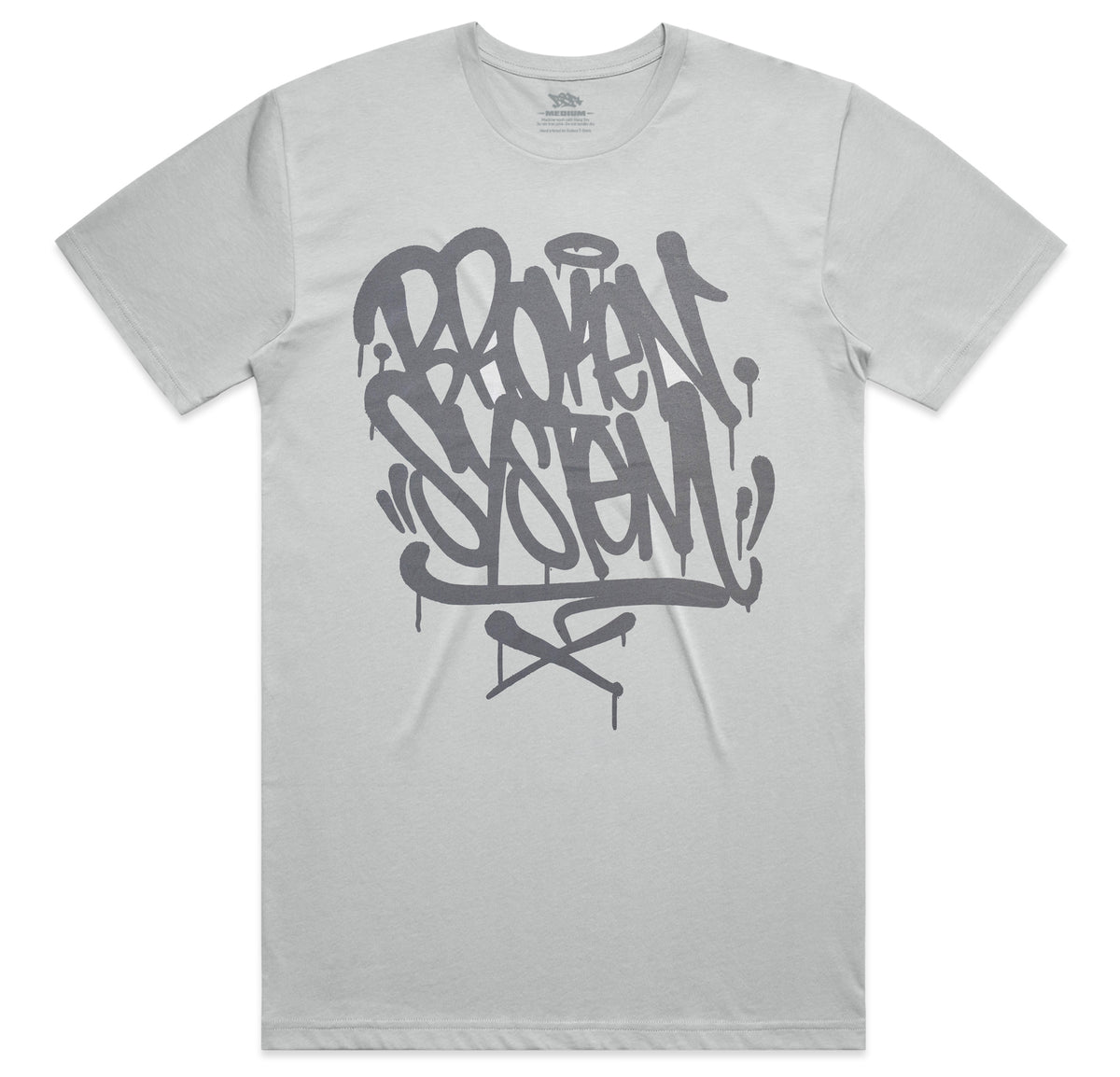 BSP SMOKE TEE - LIGHT GREY