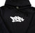 MONOCHROME HOODIE - BLACK