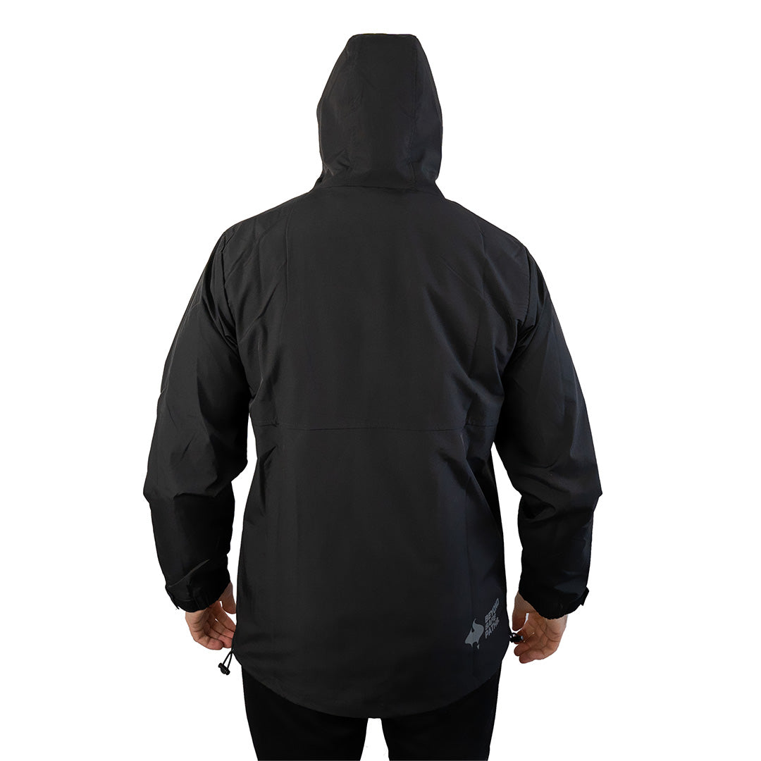 MASKUP RAIN JACKET - BLACK
