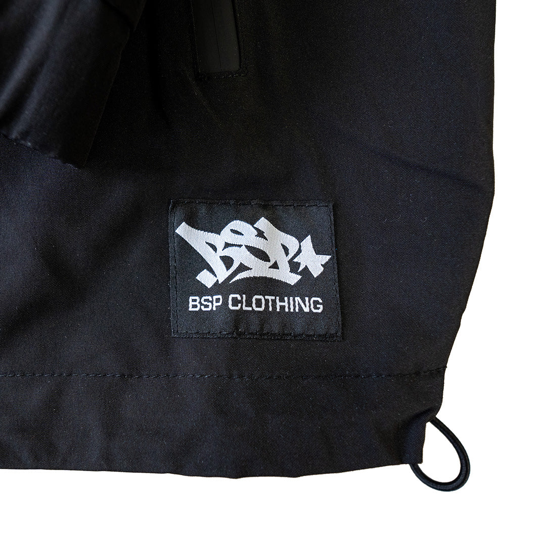 MASKUP RAIN JACKET - BLACK