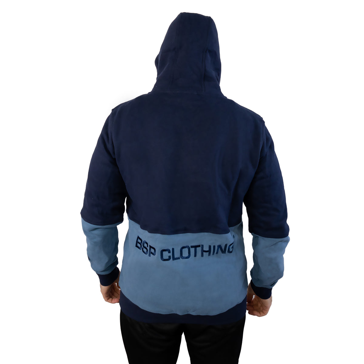 DUAL POCKET HOODIE - BLUE
