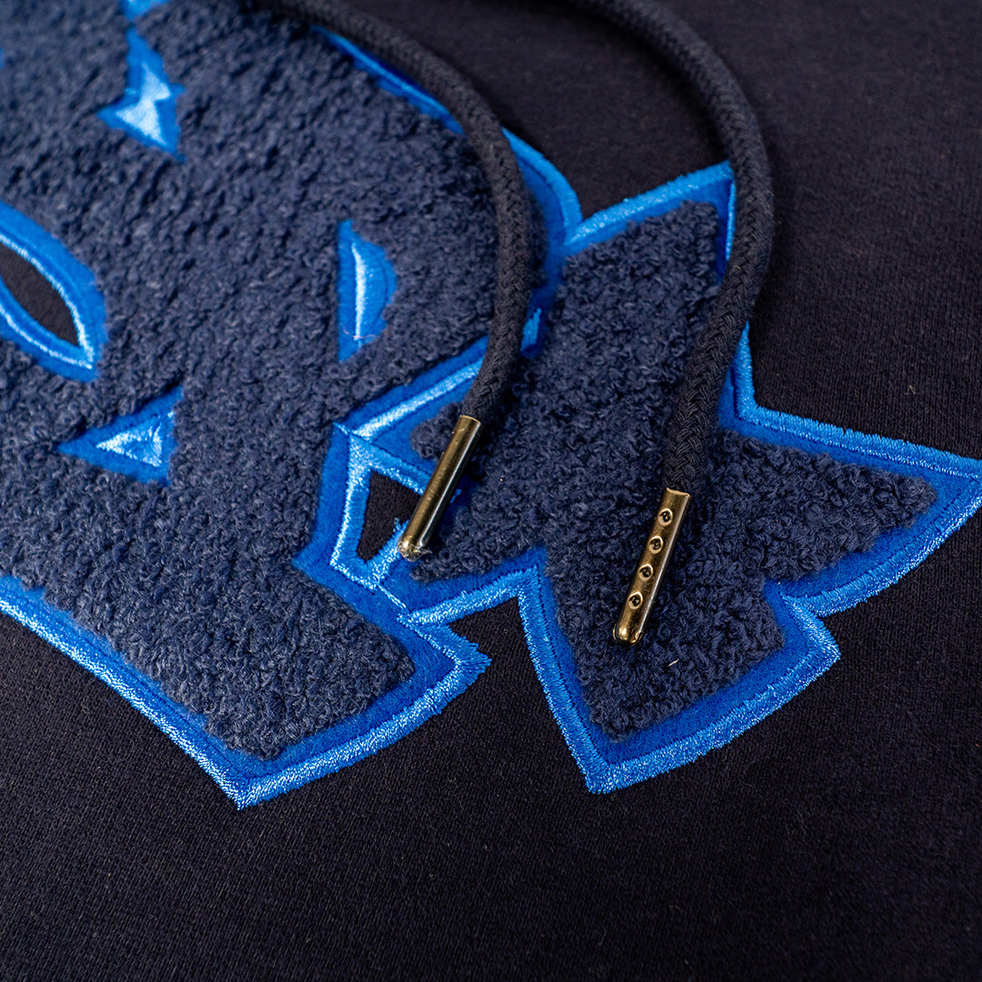 DUAL POCKET HOODIE - BLUE