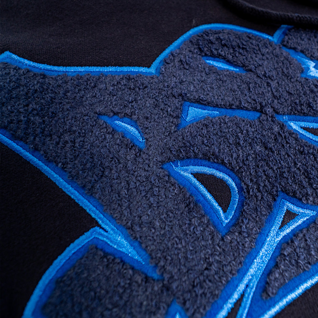 DUAL POCKET HOODIE - BLUE