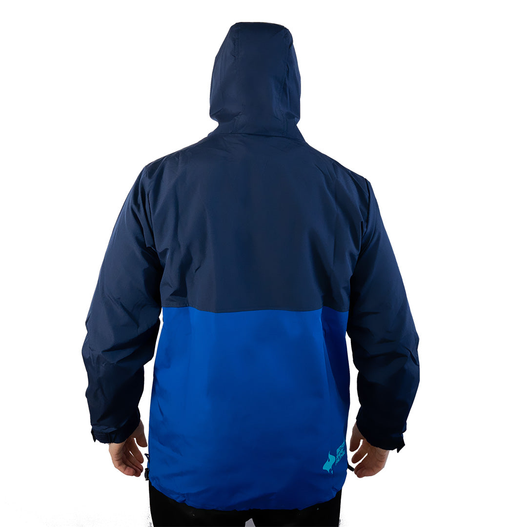 MASKUP RAIN JACKET - BLUE