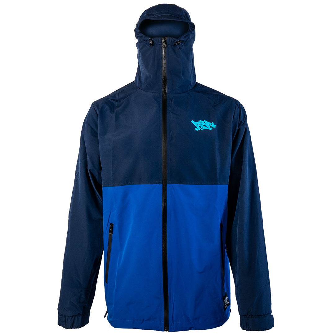 MASKUP RAIN JACKET - BLUE