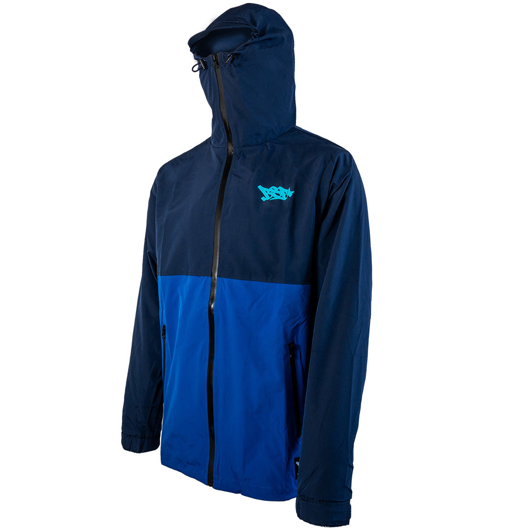 MASKUP RAIN JACKET - BLUE