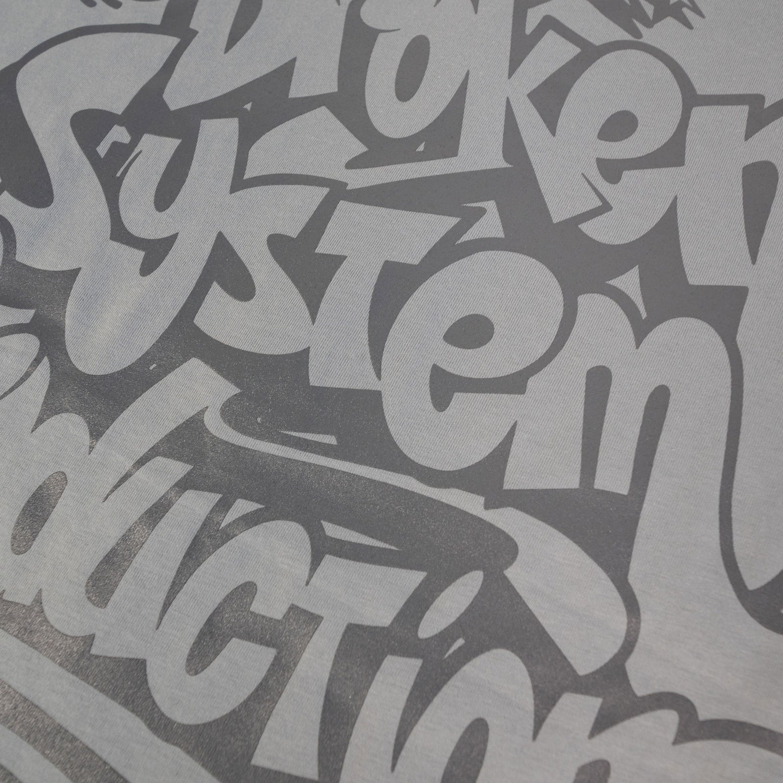 Broken System Productions Tee - Smoke Grey