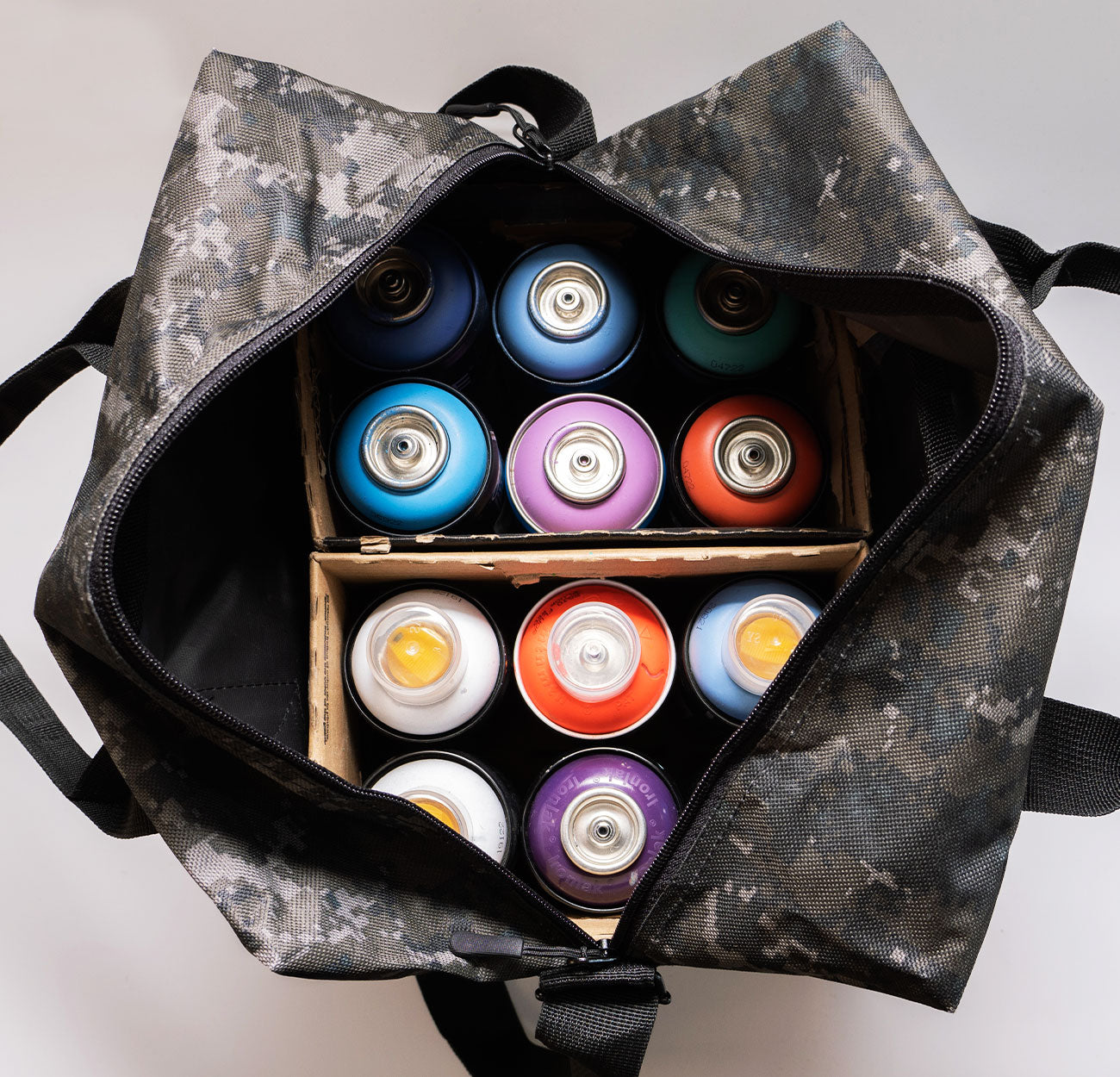 12 Pack Paint Bag - Dark Camo