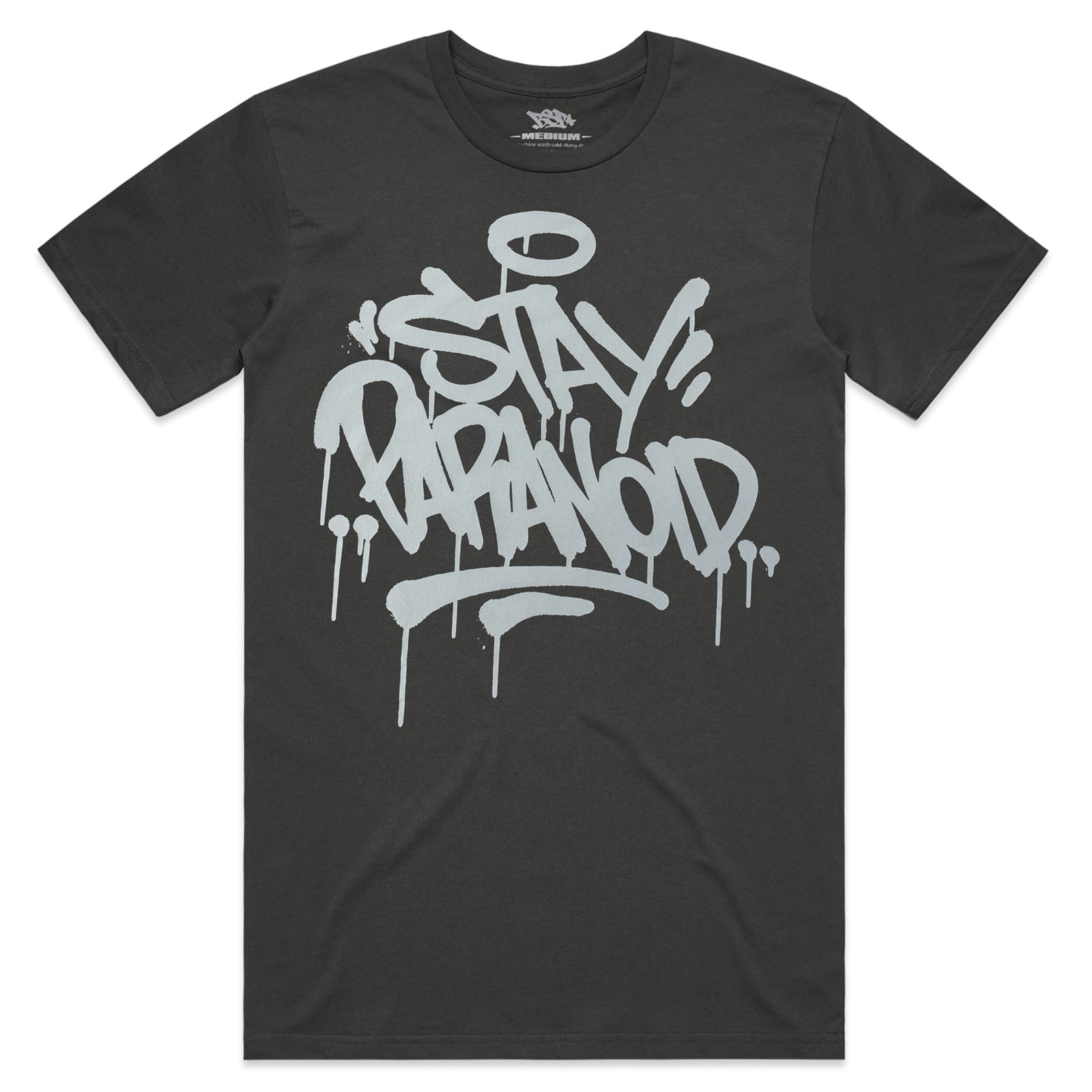 Stay Paranoid Tee - Coal