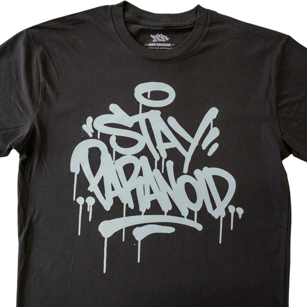 Stay Paranoid Tee - Coal