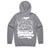 MONOCHROME HOODIE - GREY MARLE