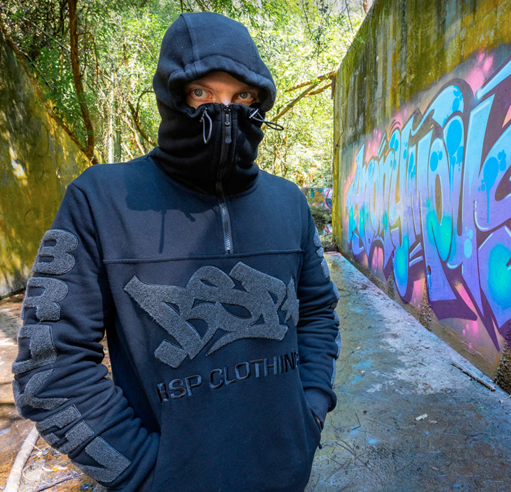 MASKUP HOOD - BLACK