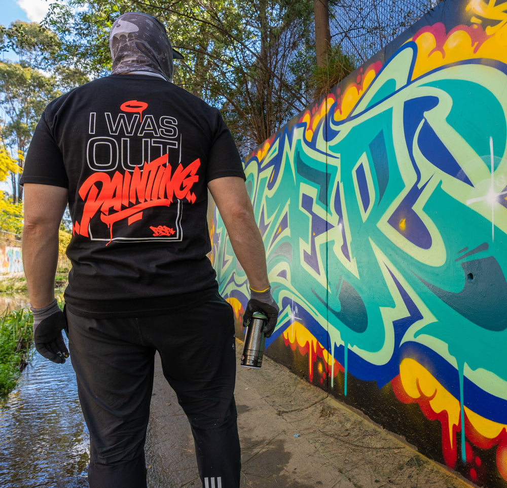 Sorry I'm Late Tee - Black