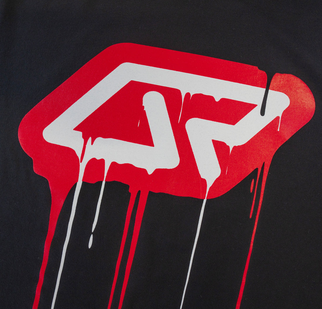 QR Drip Tee - Black