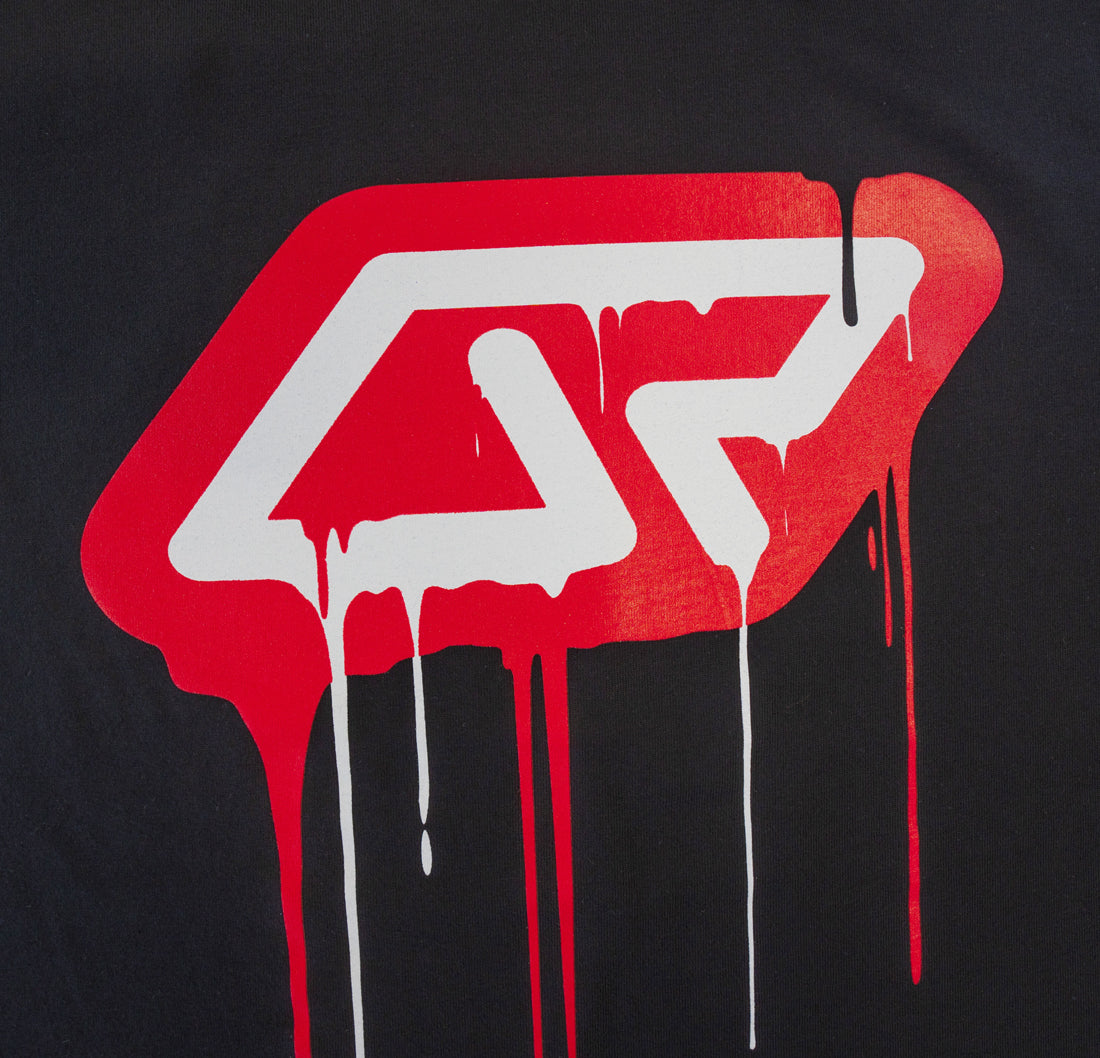 QR Drip Tee - Black