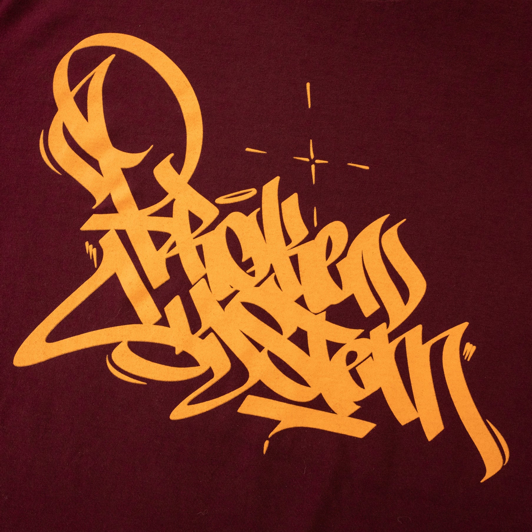 Broken System Tee - Burgundy