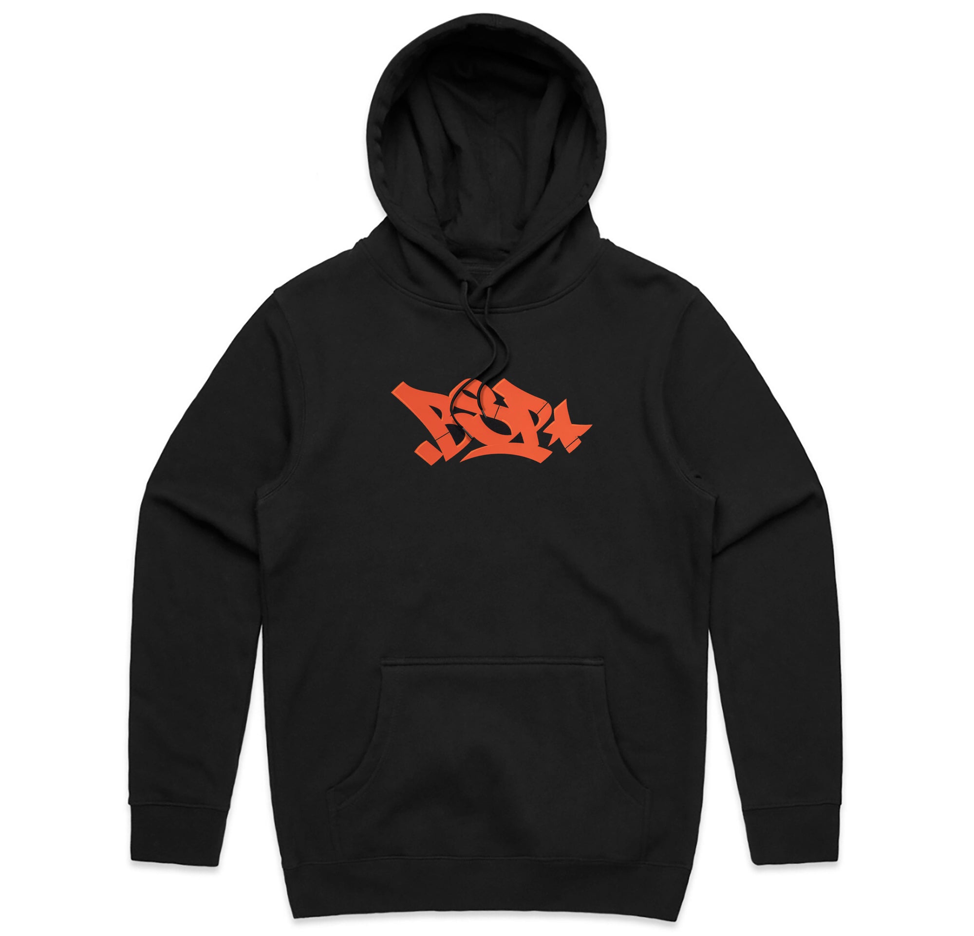 RED RATTLER HOOD - BLACK