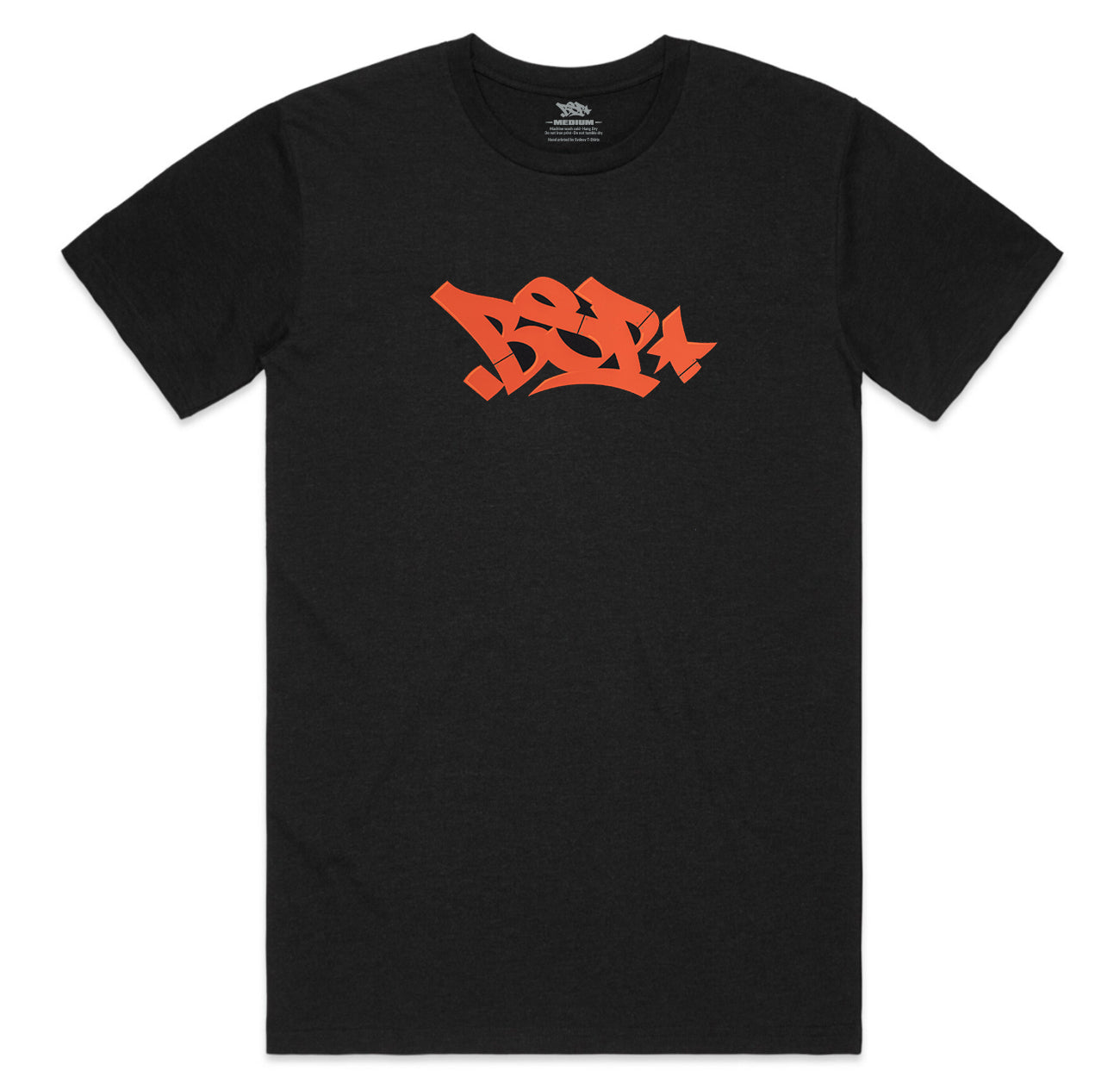 RED RATTLER TEE - BLACK