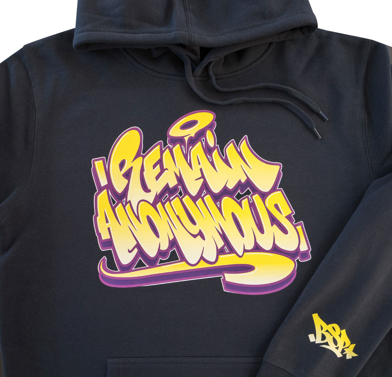 REMAIN ANONYMOUS HOODIE - Navy