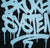 BROKEN SYSTEM SPRAY TEE - BLACK