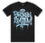 BROKEN SYSTEM SPRAY TEE - BLACK