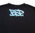 BROKEN SYSTEM SPRAY TEE - BLACK