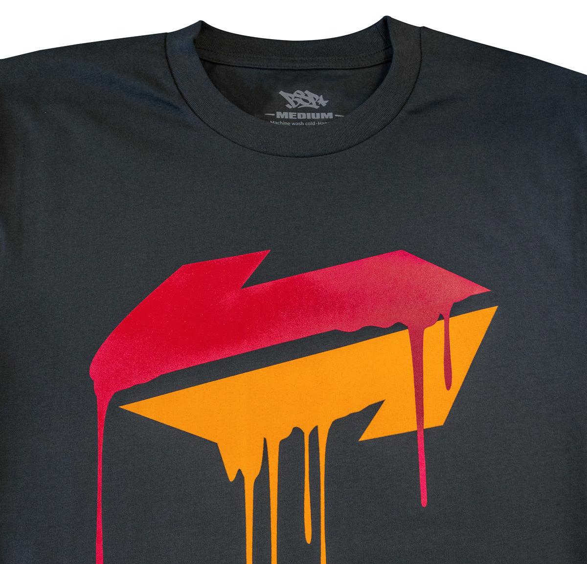 State Rail Drip Tee - Charcoal