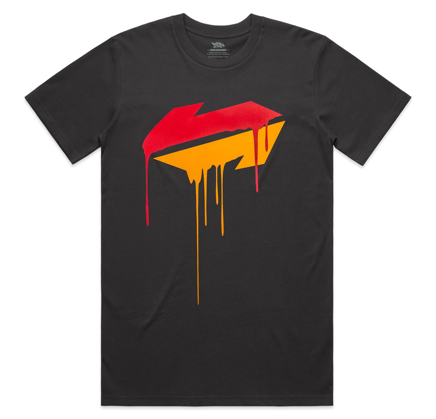 State Rail Drip Tee - Charcoal