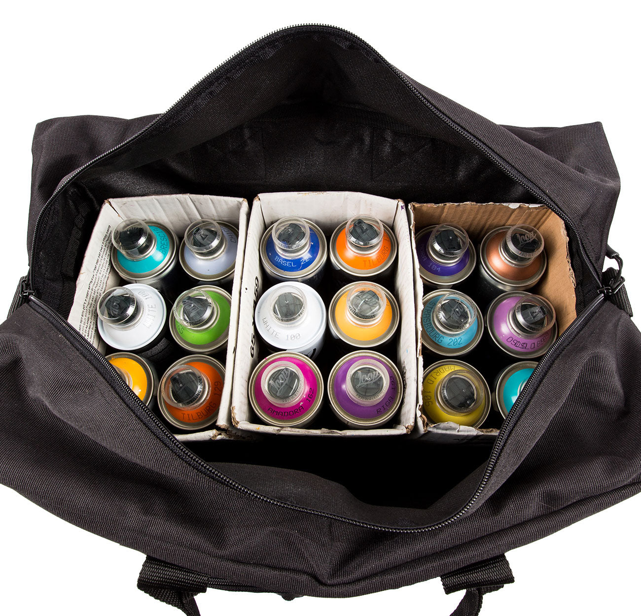 18 pack paint bag with paint inside