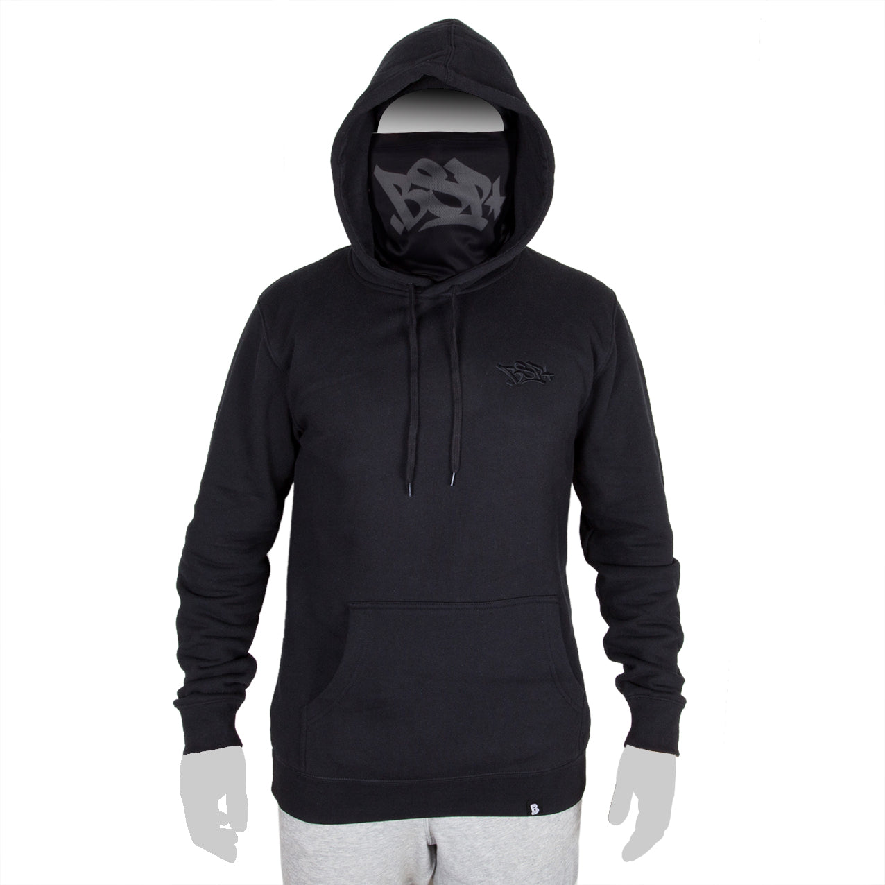 hoodie with built in face mask